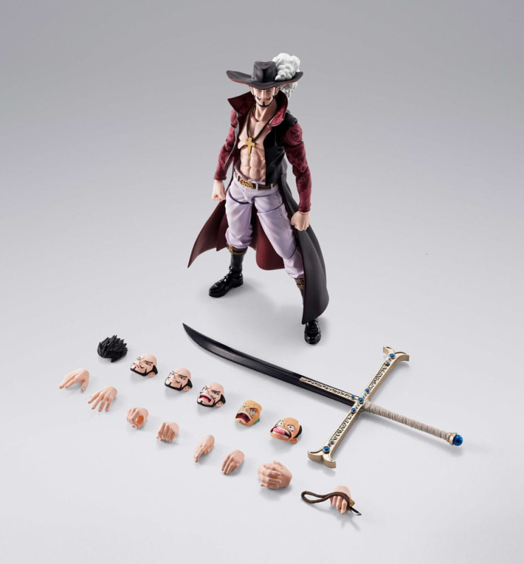 One Piece S.H.Figuarts Action Figure Dracule Mihawk Hawkeye 17 cm 11