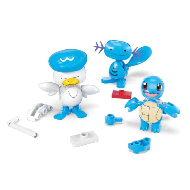 Pokémon MEGA Construction Set Water-Type Trainer Team Building Toy Kit 1