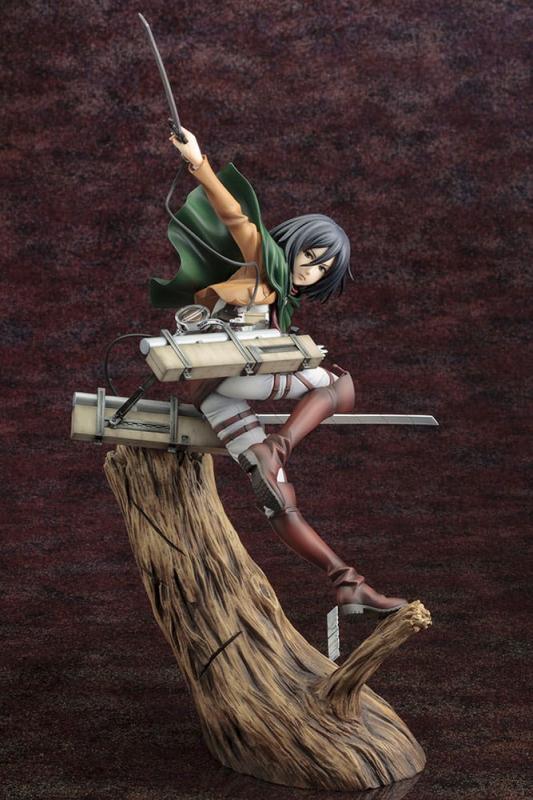 Attack on Titan ARTFXJ Statue 1/8 Mikasa Ackerman Renewal Package Ver. 35 cm