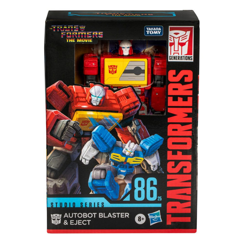 The Transformers: The Movie Generations Studio Series Voyager Class Action Figure Autobot Blaster & 12