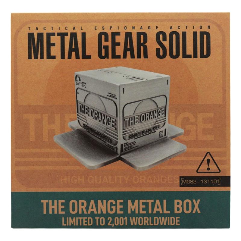 Metal Gear Solid 2 Replica Cardboard Box