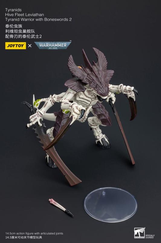 Warhammer 40k Action Figure 1/18 Tyranids Hive Fleet Leviathan Tyranid Warrior with Boneswords 2 15