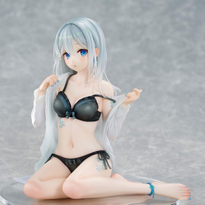 Original Character PVC Statue 1/7 Silver-Haired Girl Sky Blue Morning Special Outfit Ver. by Fuumi I