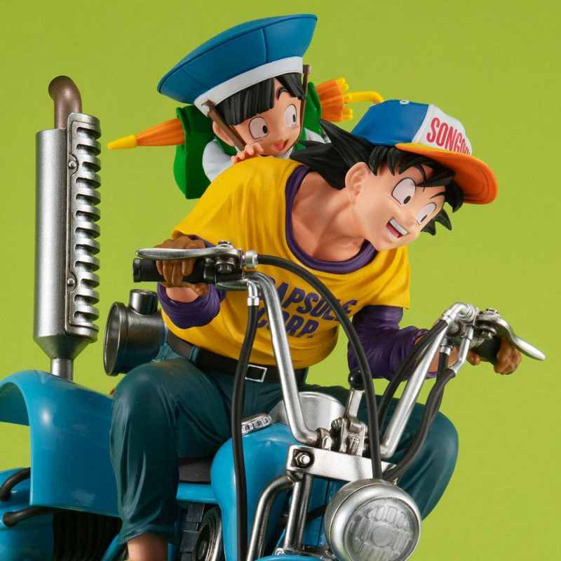 Dragonball Z Desktop Real McCoy EX PVC Diorama Son Goku & Son Gohan & Robot with two legs 20 cm 8