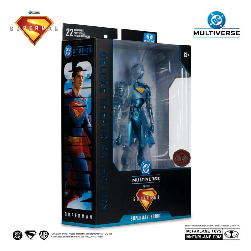 Superman (2025) DC Multiverse Deluxe Action Figure Superman Robot (Red Platinum Edition) 18 cm 8