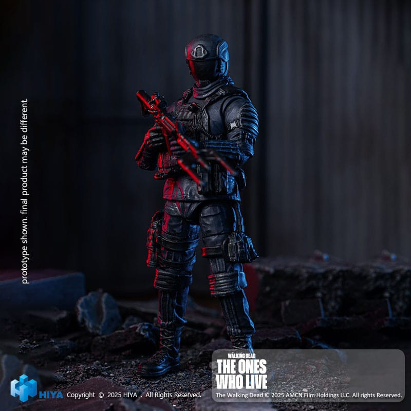 The Walking Dead: The Ones Who Lived Exquisite Mini Action Figure 1/18 CRM Soldier 10 cm 5
