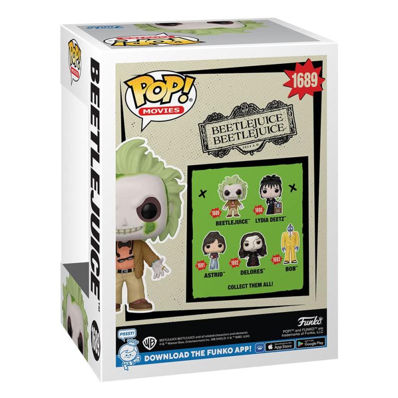 Beetlejuice 2 POP! Movies Vinyl Figure Beetlejuice w/chase 9 cm Assortment (6)