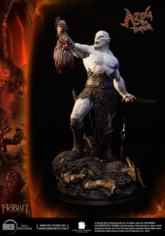 The Hobbit MS Series Statue 1/3 Azog The Defiler John Howe Signature Edition Edition 90 cm 13
