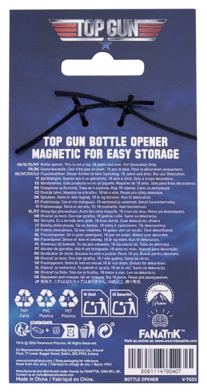 Top Gun Bottle Opener F-14 Limited Edition 2