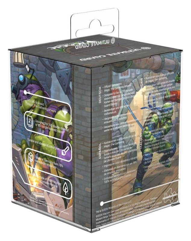 Ultimate Guard RTE Boulder 100+ Magic: The Gathering | Teenage Mutant Ninja Turtles - Turtle Lair 9