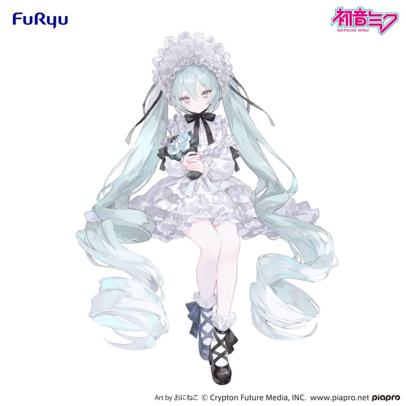 Hatsune Miku Noodle Stopper PVC Statue Vintage Doll Style 15 cm 3