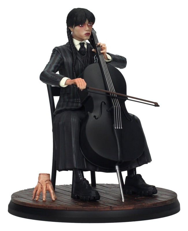 Wednesday Cello Figure with Figurative Keychain 20 cm 7