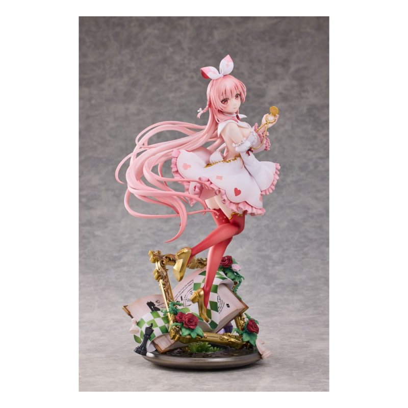 Original Character PVC Statue 1/7 White Rabbit Rosu Wonderland Ver. Illustrated by Rosuuri Deluxe Ed 2