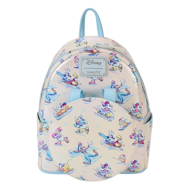 Disney by Loungefly Backpack & Headband Set Mickey & Friends Winter Wonderland AOP