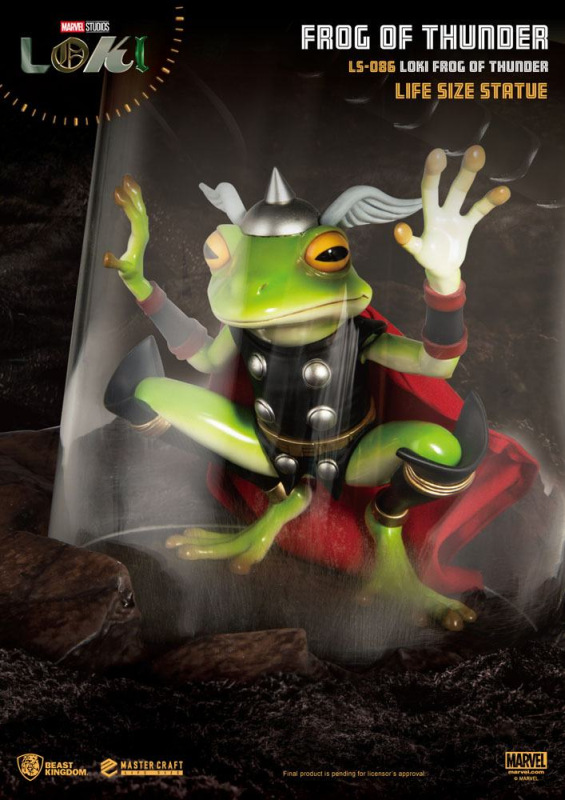 Loki Life-Size Statue Frog of Thunder 26 cm 6