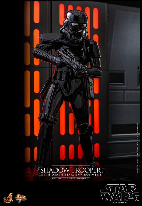 Star Wars Movie Masterpiece Action Figure 1/6 Shadow Trooper with Death Star Environment 30 cm