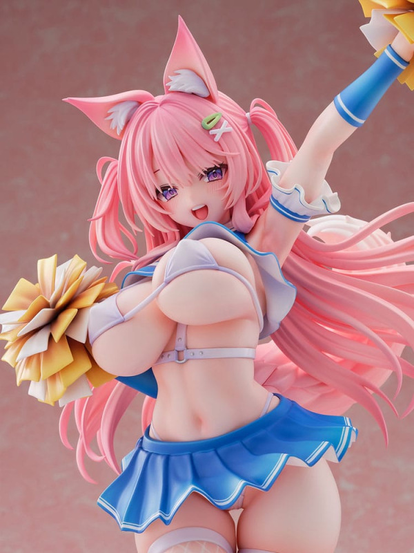 Original Character Statue 1/5 Kemomimi Cheer Girl illustration by Yatanuki Kei 35 cm 9