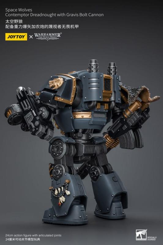 Warhammer The Horus Heresy Action Figure 1/18 Space Wolves Contemptor Dreadnought with Gravis Bolt C