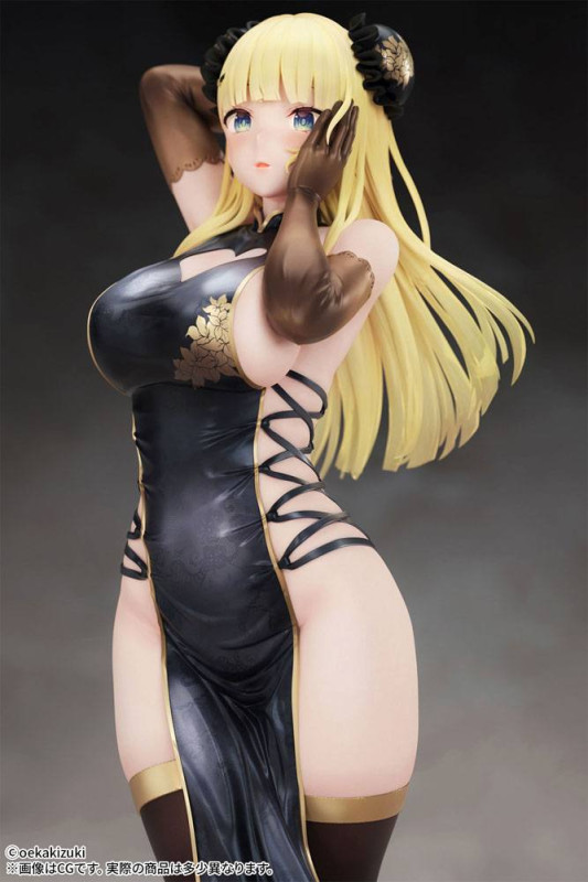 Original Character Statue 1/7 China Girl Black Ver. Illustrated by Oekakizuki 20 cm 5