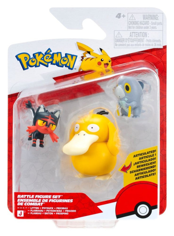 Pokémon Battle Figure Action Figures 3-Pack ver. 29 Assortment (4) 3