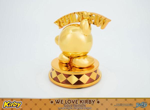 Kirby DieCast Statue We Love Kirby Gold Edition 10 cm 12