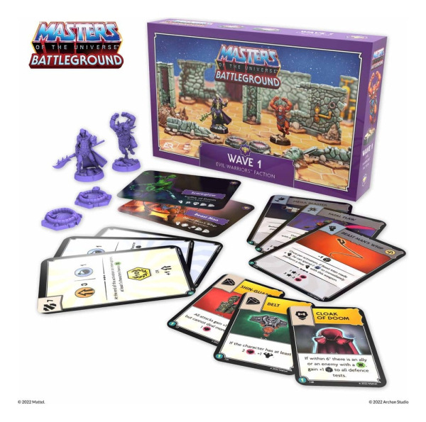 Masters of the Universe: Battleground Miniatures Game Wave 1: Evil Warriors Faction *Spanish Version