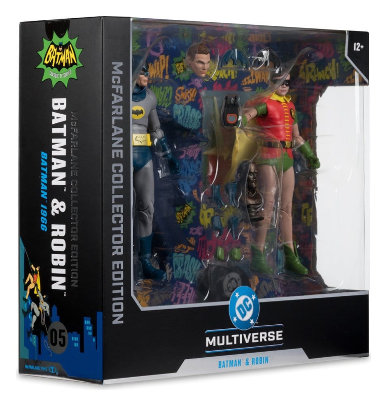 Batman Classic TV Series DC Multiverse McFarlane Collector Edition Action Figure 2-Pack Batman and R 10