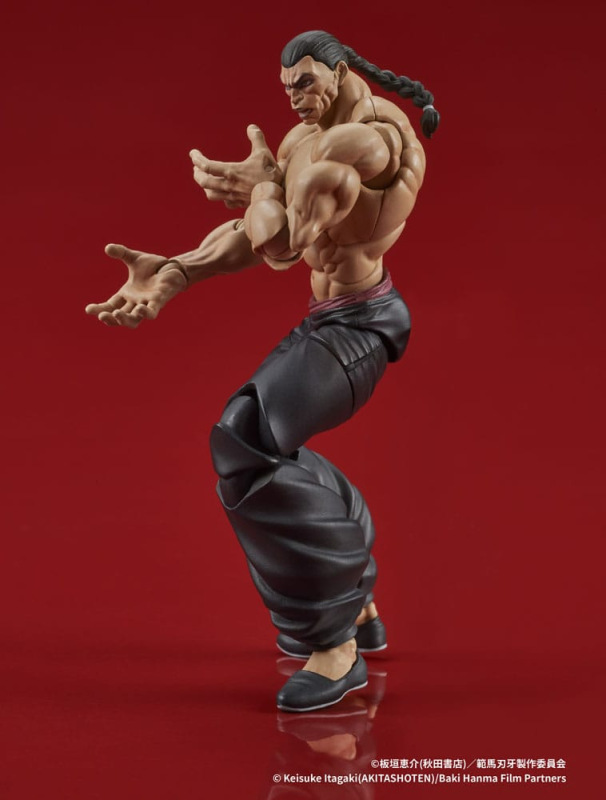 Baki Hanma Digaction Action Figure Retsu Kaioh 7 cm 8