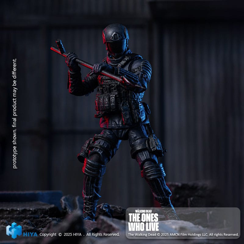 The Walking Dead: The Ones Who Lived Exquisite Mini Action Figure 1/18 CRM Soldier 10 cm 4