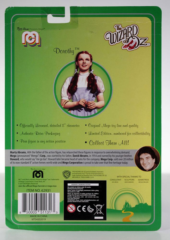 The Wizard of Oz Action Figure Dorothy 20 cm 1