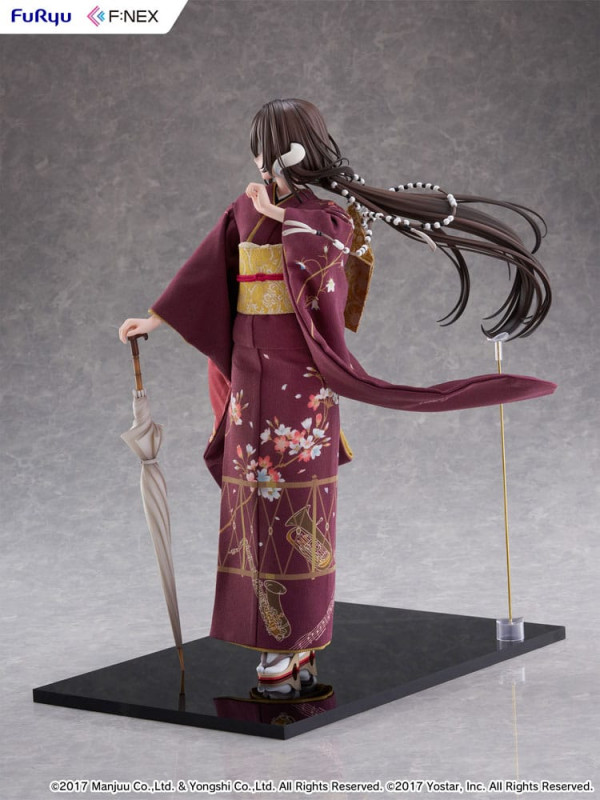 Azur Lane F:Nex PVC Statue 1/4 Mikasa blue flower komachi Ver. Japanese Doll 43 cm 14
