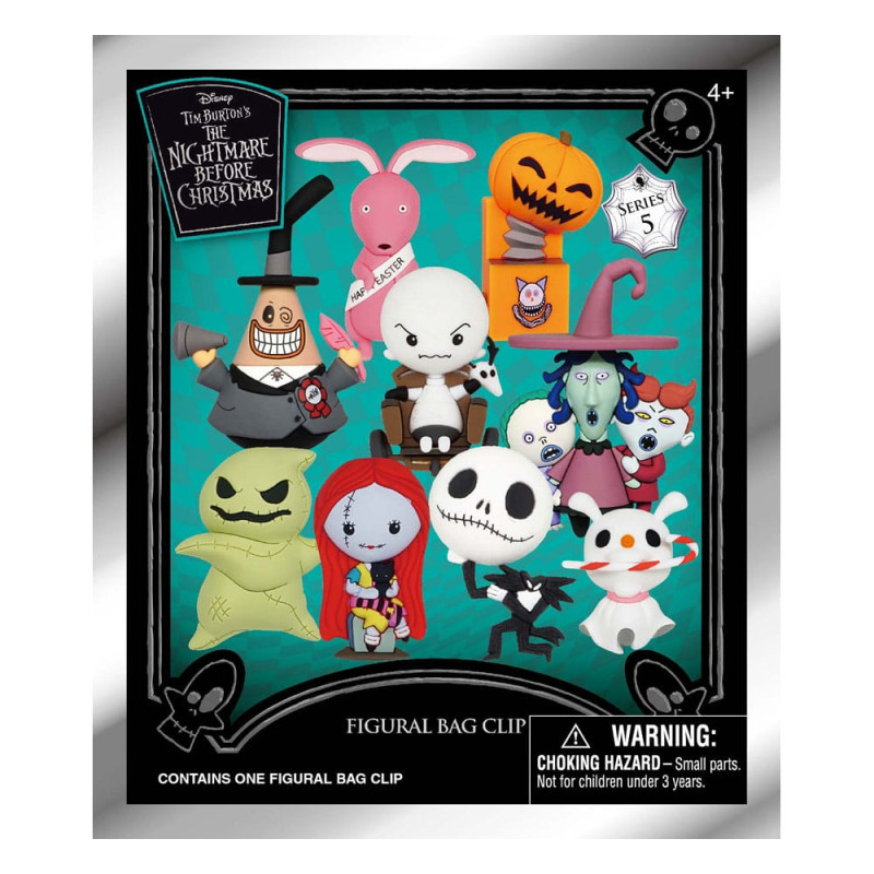 Nightmare before Christmas 3D PVC Bag Clips Series 5 Display (24) 1