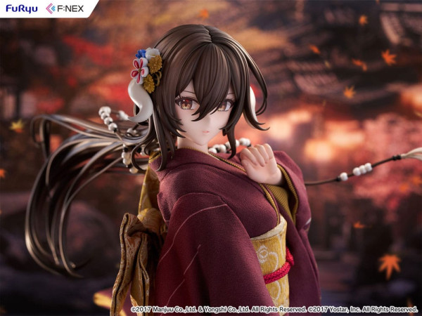Azur Lane F:Nex PVC Statue 1/4 Mikasa blue flower komachi Ver. Japanese Doll 43 cm 11