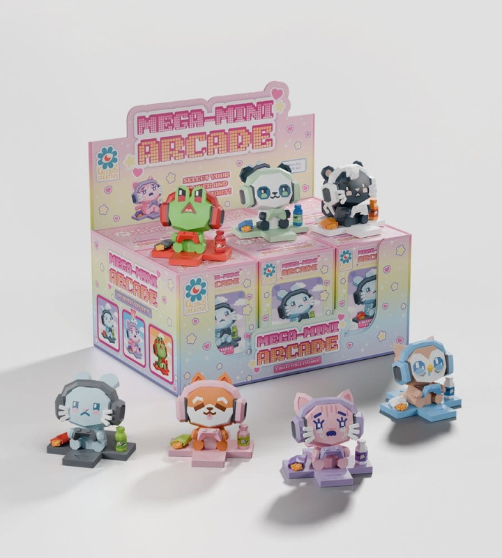 Mega Mini Arcade Mini Figures S1 6 cm Blind Box Display (6) 10