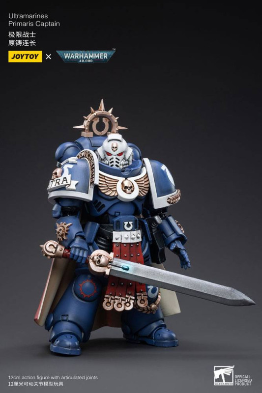 Warhammer 40k Action Figure 1/18 Ultramarines Primaris Captain 12 cm 4