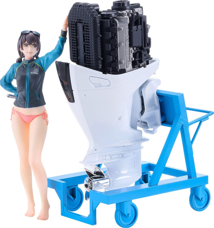 Original Character PLAMAX Plastic Model Kit MF-97 minimum factory Minori with Honda BF350 Grand Prix