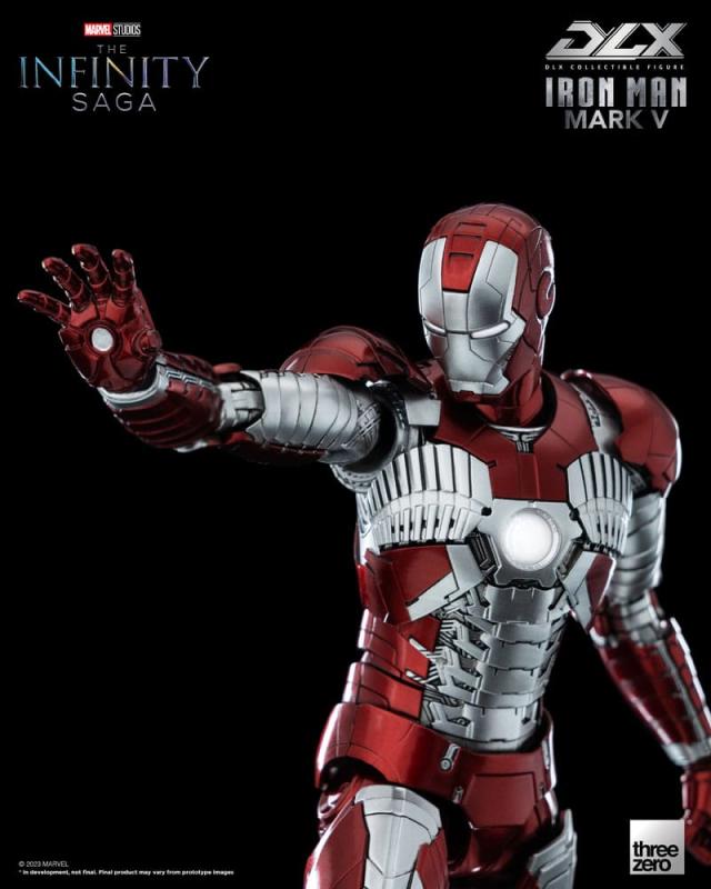 Infinity Saga DLX Action Figure 1/12 Iron Man Mark 5 17 cm 6