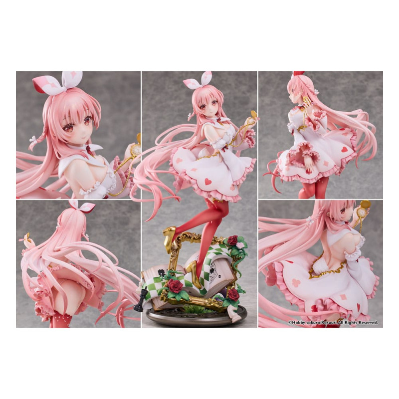 Original Character PVC Statue 1/7 White Rabbit Rosu Wonderland Ver. Illustrated by Rosuuri Deluxe Ed 11