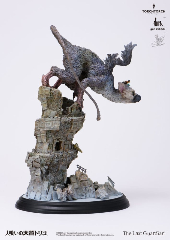 The Last Guardian Art Statue Trico by Akishi Ueda 50 cm 7