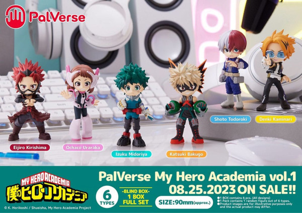 My Hero Academia PalVerse PVC Figures Vol. 1 9 cm Assortment (6) 10