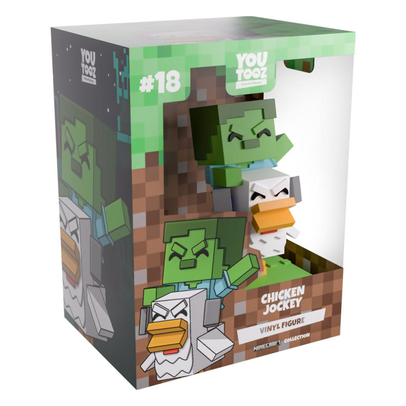 Minecraft Vinyl Figure Chicken Jockey 12 cm 4