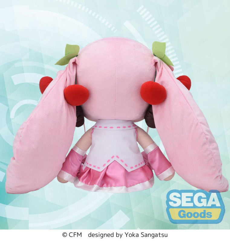 Character Vocal Series 01: Hatsune Miku Fuwa Petit Plush Figure Sakura Miku Dodeka Jumbo 50 cm 3