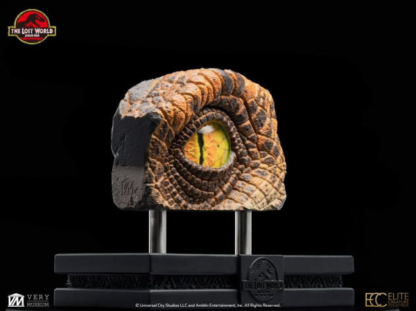 The Lost World: Jurassic Park Replica Bust Male Velociraptor Eye Prop 23 cm 4
