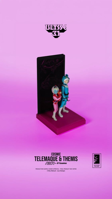 Ulysse 31 Neon Figure 1/9 Telemachus & Themis Cosmic Version 20 cm 6