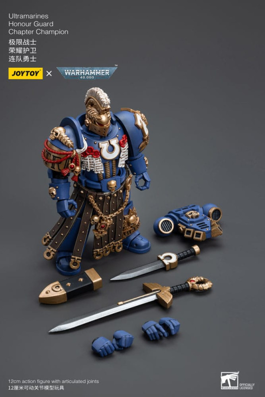 Warhammer 40k Action Figure 1/18 Ultramarines Honour Guard Chapter Champion 12 cm 8