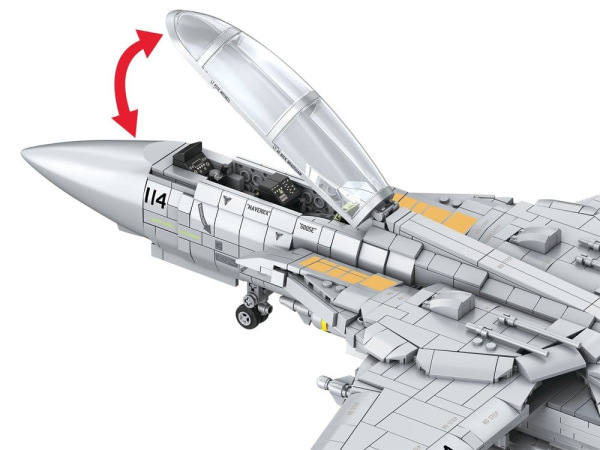 Top Gun Brick System Set Maverick's F-14A Tomcat 4