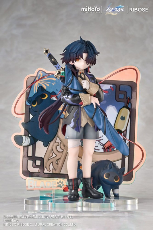 Honkai: Star Rail Rise Up+ Chibi Cat Series Chibi Figure Blade Ver. 19 cm 4