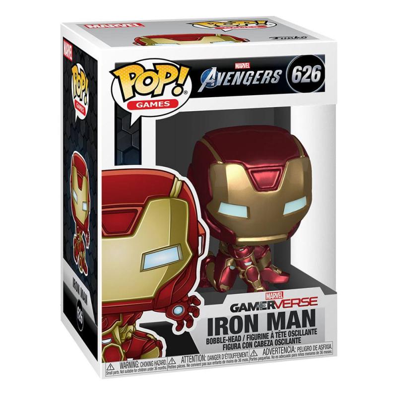 Marvel's Avengers (2020 video game) POP! Marvel Vinyl Figure Iron Man 9 cm