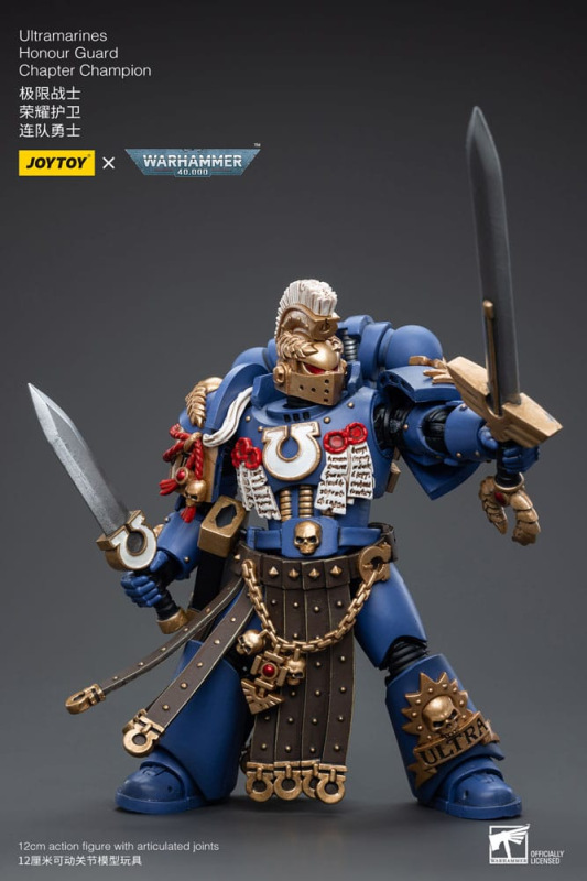 Warhammer 40k Action Figure 1/18 Ultramarines Honour Guard Chapter Champion 12 cm 4