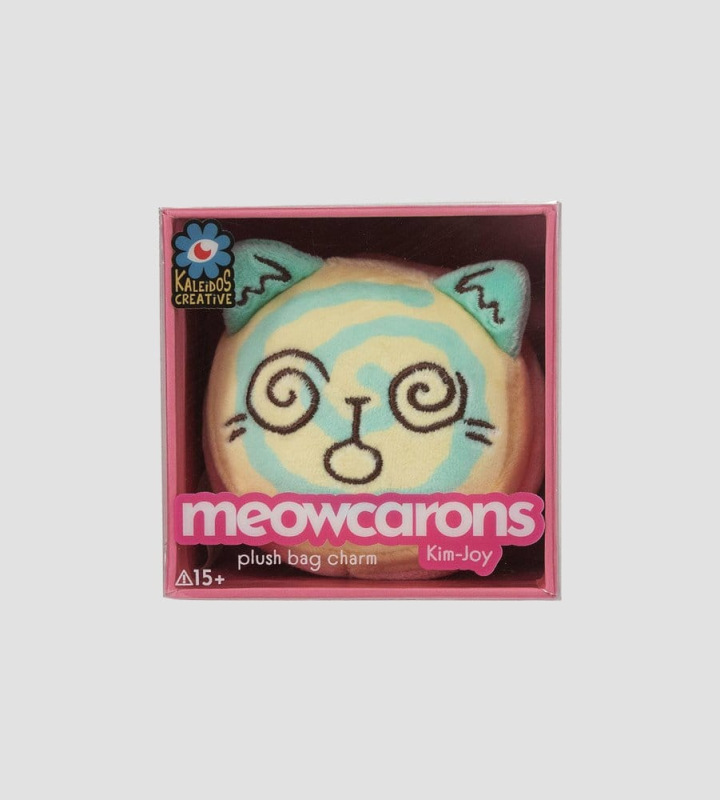 Meowcaron Plush Bag Charm Spiral 7 cm 3